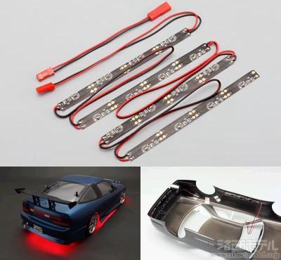 大人気の ヨコモ SD-FUNR ドリフトカー レッド FLX.アンダーネオンセット ホビーラジコン