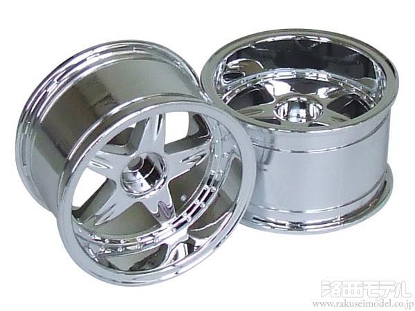 川田模型 TU36C VXホイール・ワイド・クロームメッキ 2個入
