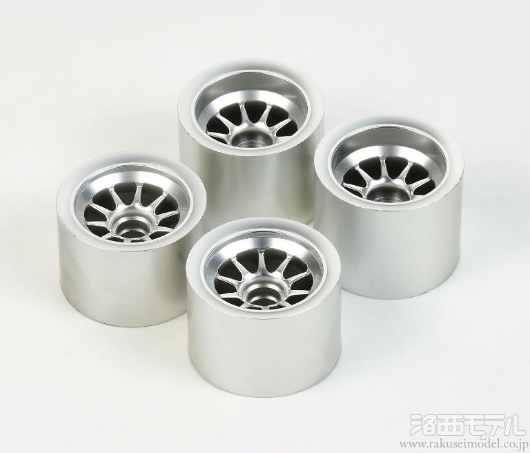 タミヤ 54400 F104 メッキ ホイールセット(スポンジタイヤ用