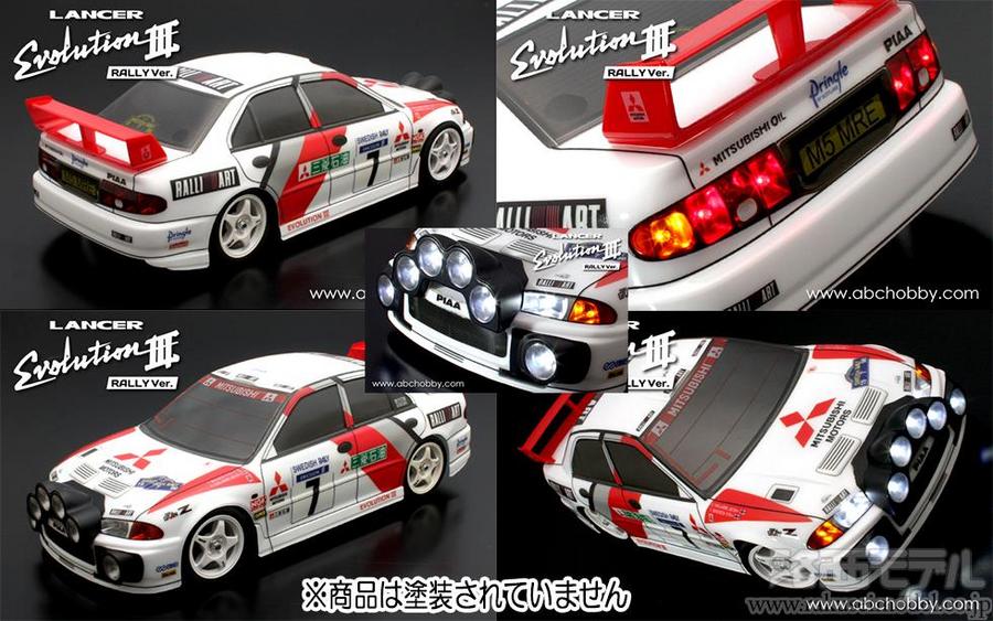 Abcホビー ミツビシ ランサーエボリューションiii ラリーver ラジコン専門店 洛西モデル