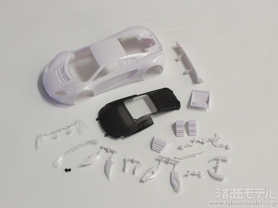 京商 MZN163 マクラーレン12C GT3 2013ホワイトボディ未塗装：ラジコン専門店 洛西モデル