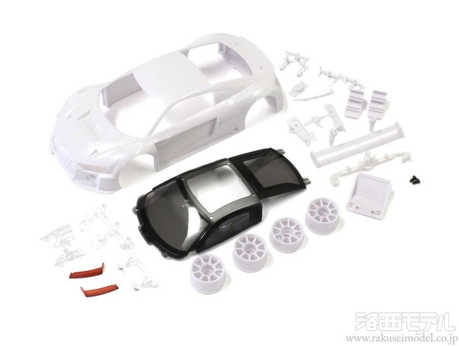 京商 MZN189 AUDI R8 LMS 2015 ホワイトボディ(ホイール付：ラジコン 