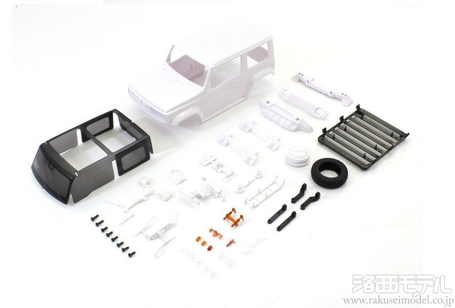 京商 MXN05 SUZUKI APIO JIMNY TS4 ホワイトボディセット：ラジコン専門店 洛西モデル