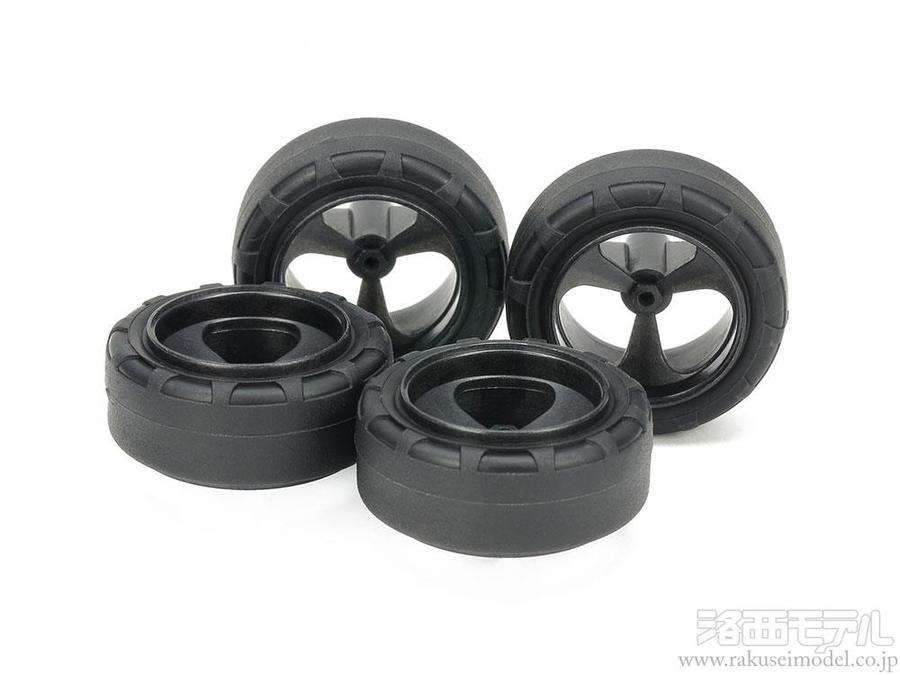 タミヤ（ミニ四駆） 95635 SH小径ナロータイヤ(24MM)&カーボン強化 