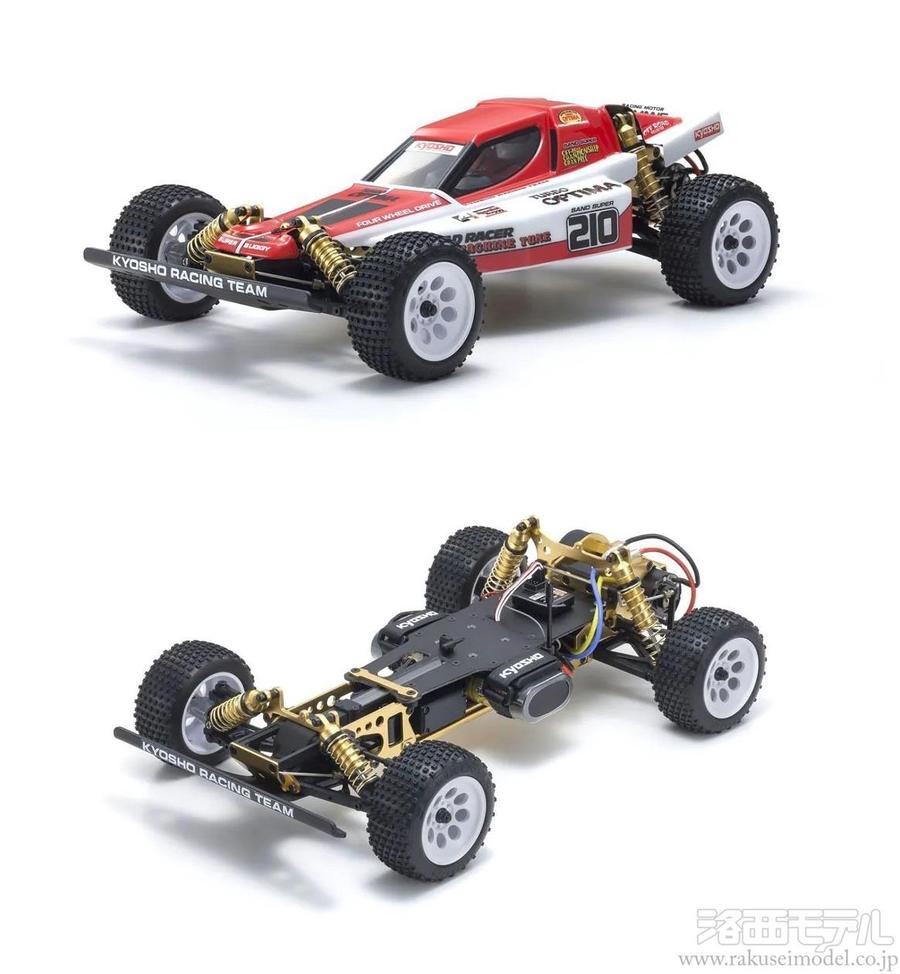 京商 30619C 1/10 電動4WDレーシングバギーターボオプティマ：ラジコン 