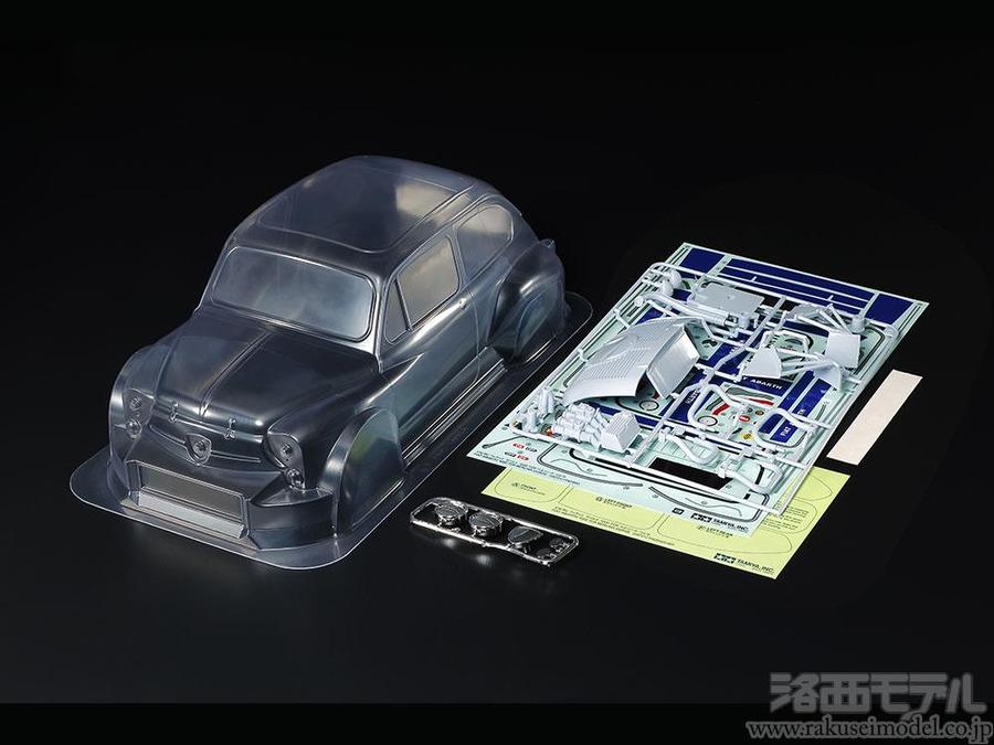 タミヤ RC フィアット アバルト ベルリーナ コルサ 完成品ボディ タミヤ 58721 1/10 フィアット アバルト1000TCRベルリーナ