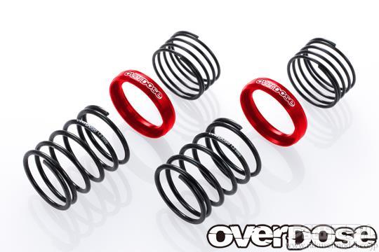 オーバードーズ ハイパフォーマンスツインスプリング レッド OVERDOSE OD3722 ODハイパフォーマンスツインスプリング1.2-2060