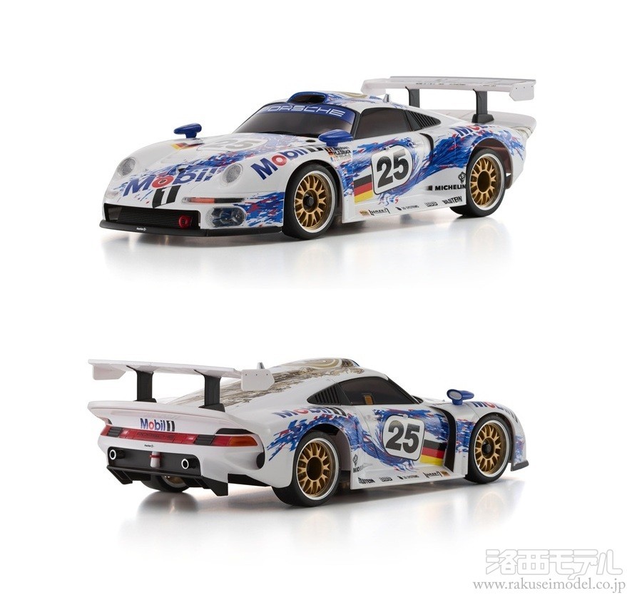 ★京商ミニッツボディ ポルシェ911GT1 No.25 LM　1996 京商 MZP261ML ASC W-RM ポルシェ 911 GT1 1996 #25：ラジコン専門店