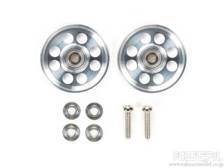 タミヤ（ミニ四駆） 95563 HG軽量17MMオールアルミベアリングローラー 17mm ローラーミニ四駆