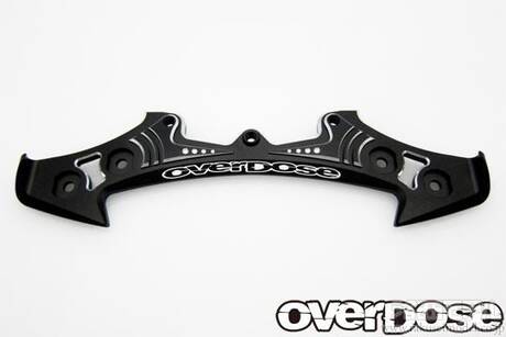 OVERDOSE OD2945 アルミバンパーTYPE-2(FOR OD/ブラック)：ラジコン専門店 洛西モデル