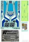 【2台セット】タミヤ　イグレス　純正アフターパーツ　ボディセット　ステッカー 2台セット】タミヤ イグレス 純正アフターパーツ ボディセット