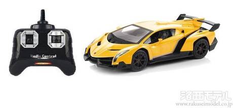 童友社 1/24RCカー ランボルギーニ ヴェネーノ 金 (2.4GHZ)：ラジコン