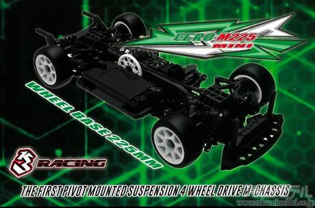 3レーシング CERO-SPORTM225 1/10ミニ4WD CERO SPORT M225 組立