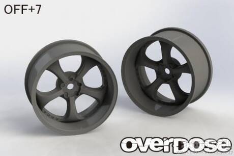 OVERDOSE OD2571B WORK VS KF (ブラック/OFF+7)：ラジコン専門店