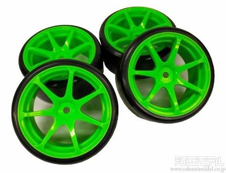 TOPLINE HD-031G ホイールはめ込み済みドリフトタイヤ(T7ホイール