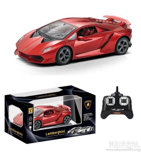 【今日の超目玉】 童友社 セストエレメント(赤 ランボルギーニ 2.4GHZ 1/24 ホビーラジコン