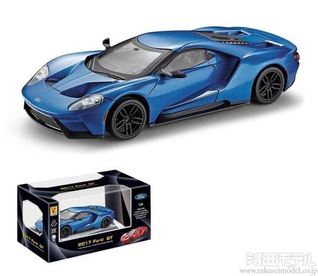 超話題新作 童友社 1/24 フォード GT 2017青(2.4GHZ)：ラジコン専門店 洛西 乗用車