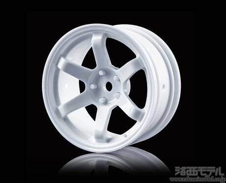 MST 832301W WHITE TE37 HIGH TRACTION WHEEL(+5) 2ヶ入：ラジコン専門